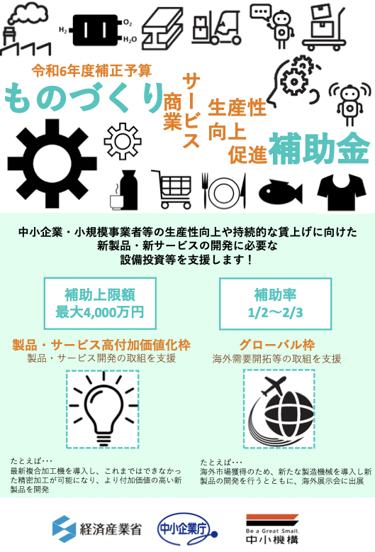 「ものづくり補助金第19次締切」公募要領が公開！｜行政書士阿部総合事務所