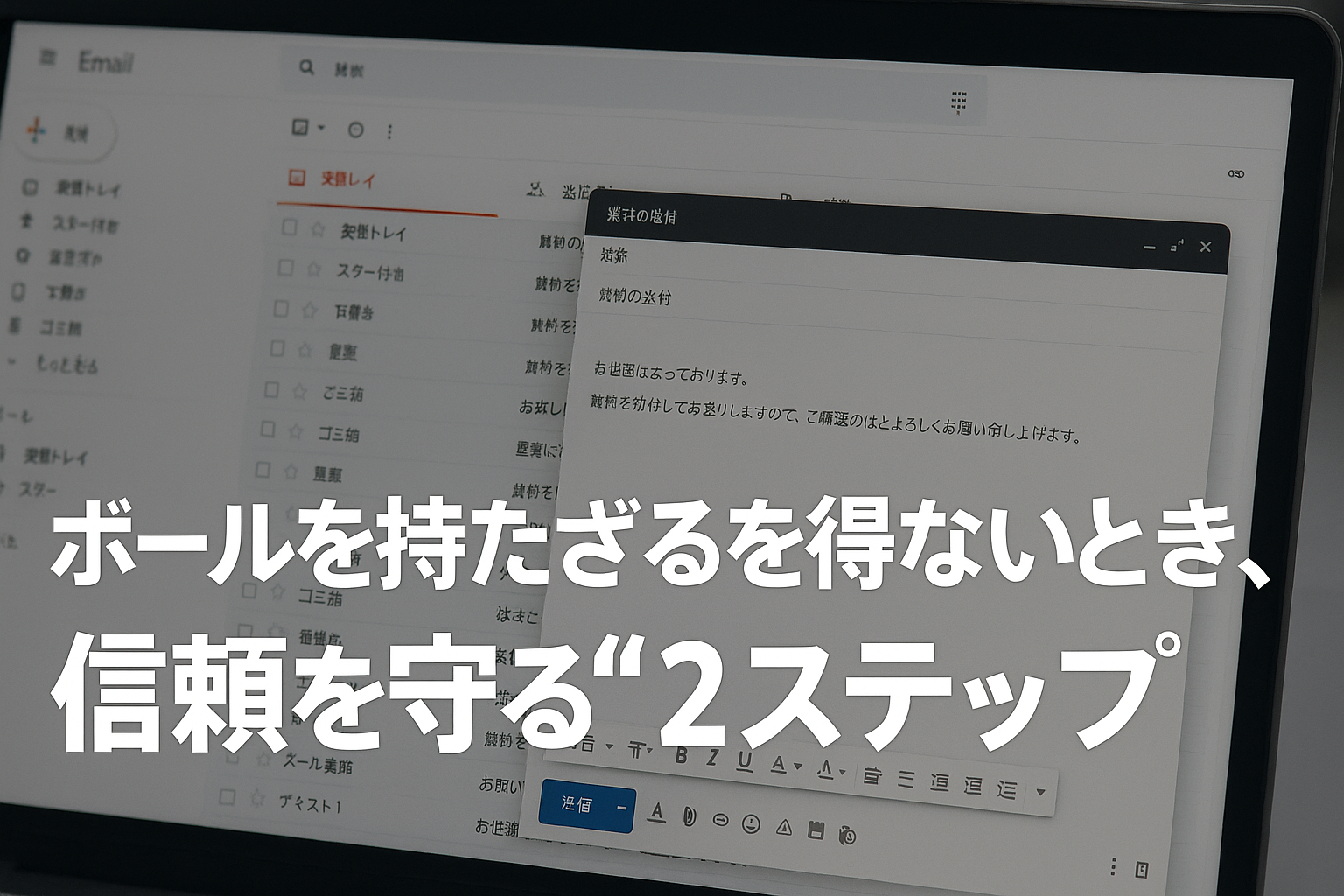 ボールを持たざるを得ないとき、信頼を守る“２ステップ”｜行政書士阿部総合事務所