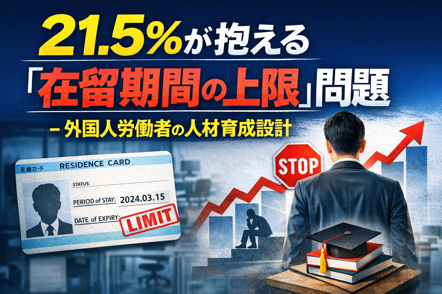 21.5%が抱える「在留期間の上限」問題──外国人労働者の人材育成設計